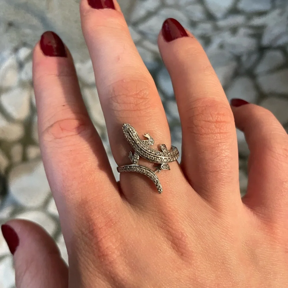 Lizard silver ring - Picture 4 of 5